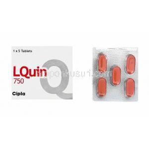 エルクイン750　LQuin 5750, クラビットジェネリック, レボフロキサシン500mg