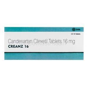 クレンズ16　Creanz16、ジェネリックアタカンド　Atacand、カンデサルタンシレキセチル　16mg