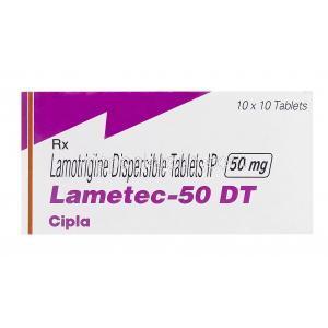 ラメテック　Lametec-50 DT、ジェネリックラミクタール、ラモトリジン50mg　箱