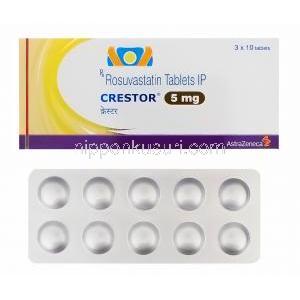 クレストール Crestor、ロスバスタチン5mg