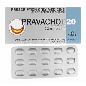 プラバコール、プラバスタチン20mg