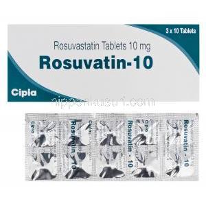 Rozatin-10　ロザチン、ジェネリッククレストール、ロスバスタチン10mg