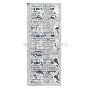 Rozatin-10　ロザチン、ジェネリッククレストール、ロスバスタチン10mg　包装情報