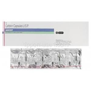 ADCEF ジェネリックオムニセフ　Omnicef、セフジニル300mg