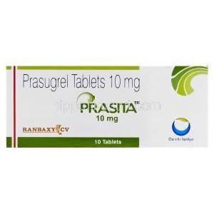 Prasita　プラシタ、ジェネリックエフィエント　Efient、プラスグレル10mg　