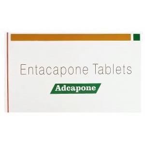 Adcapone　エドカポン、ジェネリックコムタン、エンタカポン200mg　箱