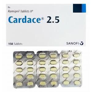 Cardace　カーデース、Altace　ジェネリックアルテース、ラミプリル2.5mg