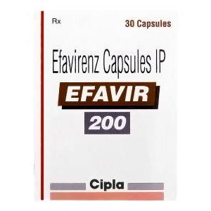 エファビール　Efavir、エファビレンツ200mg　箱