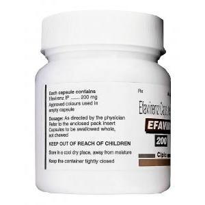 エファビール　Efavir、エファビレンツ200mg　ボトル面情報