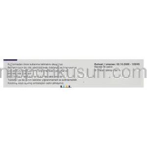べロックゾック　Beloc ZOK、メトプロロール100mg　トルコ製