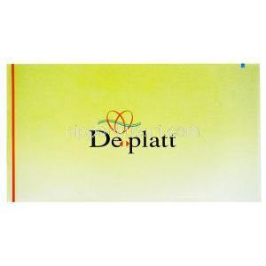 デプラット　Deplatt、ジェネリックプラビックス、クロピドグレル75mg　箱上面