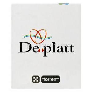 デプラット　Deplatt、ジェネリックプラビックス、クロピドグレル75mg　箱横面