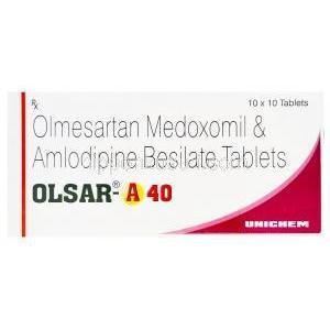 オルサー　Olsar-40、ジェネリックベニカー、オルメサルタンメドキソミル40mg/アムロジピン