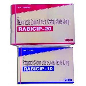 ラビシップ Rabicip, パリエットジェネリック, ラベプラゾール10/20mg 錠 (Cipla)