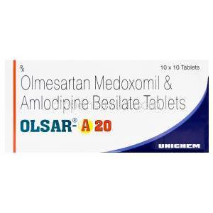 オルサー Olsar-40、ジェネリックベニカー、オルメサルタンメドキソミル40mg/アムロジピン