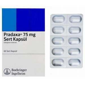 プラザキサ Pradaxa、ダビガトランダビガトランメシル酸　75mg