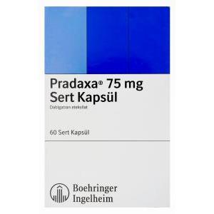 プラザキサ Pradaxa、ダビガトランダビガトランメシル酸　75mg　箱