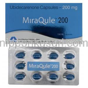 ミラキューレ　MiraQule　200、ユビデカレノン200mg