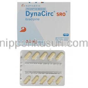 ダイナシルク DynaCirc SRO、イスラジピン2.5mg