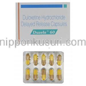 デュゼーラ　Duzela60、ジェネリックシンバルタ、デュロキセチン60mg