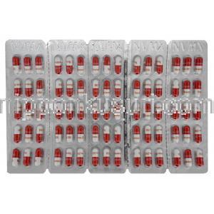 ノバモックス　Novamox-250、ジェネリックアモキシル　Amoxil、アモキシシリン　250mg　包装シ