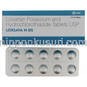 ロルサバ　Lorsava H-DS、ジェネリックハイザール、ロサルタンカリウム100mg/ ヒドロクロロチア