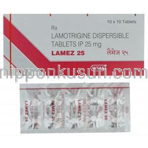 ラメズ　Lamez25、ジェネリックラミクタール、ラモトリギン　25mg