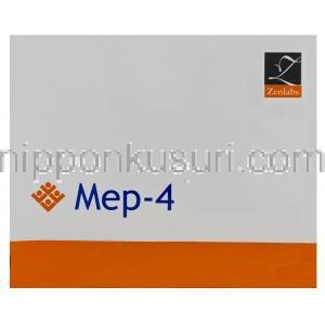 Mep-4  メドロール　ジェネリック,メチルブレドニゾロン  4mg 錠　箱