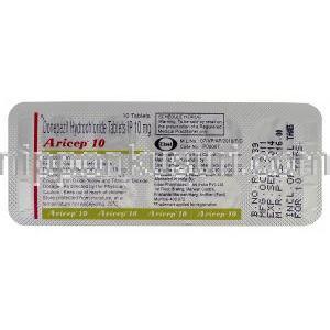 アリセブト 10, ドネベジル塩酸　10mg シート