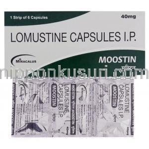 ロムスチン（シーヌジェネリック）, ムースチン Moostin 40mg カプセル (Naprod)