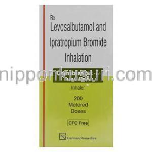 コンビミスト-I コンビネントジェネリック、レボサルブタモール　50mcg/ 臭化イプラトロ