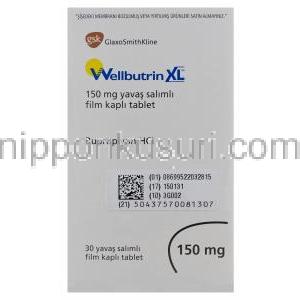 ウェルブトリン　XL　塩酸ブプロビオン　150ｍｇ　持続放出