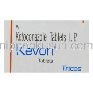 ケボン ニズラルジェネリック ケトコナゾール 200mg 錠 上箱