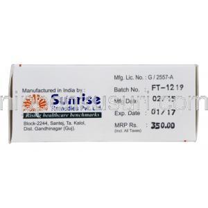 クロフィ50　クロミドジェネリック　クロミフェンクエン酸塩　50mg　製造元情報（Sunrise R