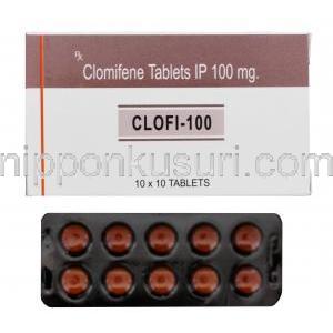 クロフィ100　クロミドジェネリック　クロミフェンクエン酸塩　100mg