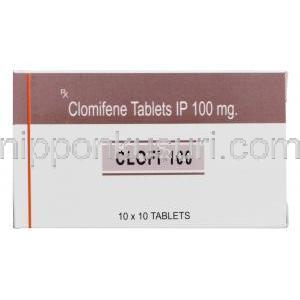 クロフィ100　クロミドジェネリック　クロミフェンクエン酸塩　100mg　箱