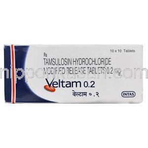 ベルタム 0.2, フロマックスジェネリック　  タムスロシン塩酸塩　0.2mg　改良版　箱
