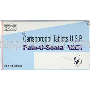 ペインOソマ　ソマジェネリック　カリソプロドール　500mg