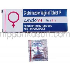 カンディッドV1,ロトリミンジェネリック,クロトリマゾール膣錠 500mg
