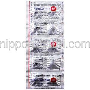 リアクチン-100SR，ボルタレンSRジェネリック， ジクロフェナクナトリウム 100mg 徐放錠　ブリ