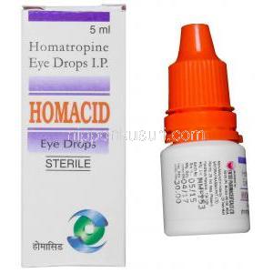 ホマシド，ホマトロピン　点眼薬 5ml
