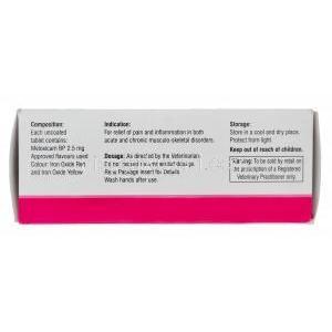 メタフレム　犬用チュアブル錠　メロキシカム 2.5mg 箱　情報