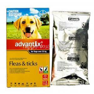 アドバンティックス　外皮用剤 (25KG 以上の犬用) 