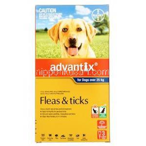アドバンティックス　外皮用剤 (25KG 以上の犬用) 　箱