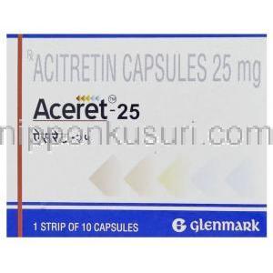 エースレット, アシトレチン25mg 錠 (Gracewell) 箱