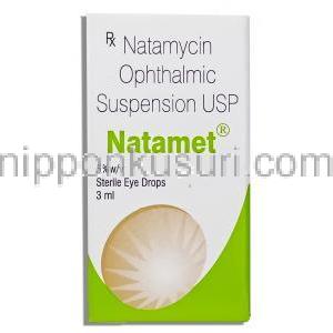 ナタマイシン（Natacynジェネリック）, Natamet, 5% 3ml 点眼薬