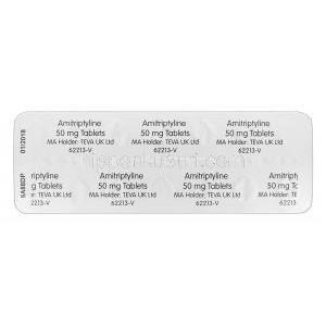 アミトリプチリン塩酸塩　50mg　パッケージ情報