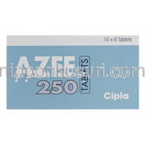 アジー, アジスロマイシン 250mg　箱