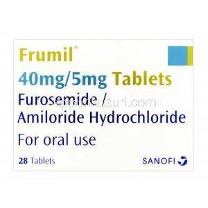 フルミル，フロセミド 40mg, アミロライド 5mg　箱