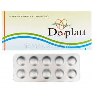 デプラット　Deplatt、ジェネリックプラビックス、クロピドグレル75mg